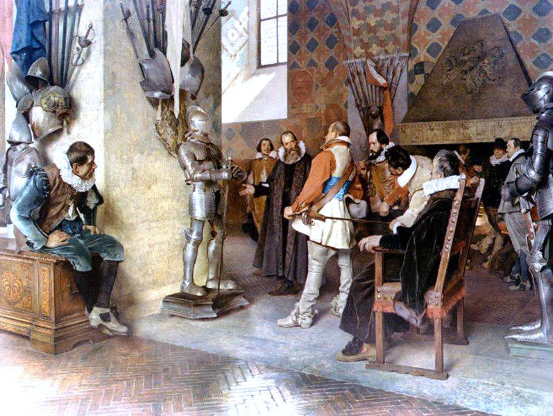 Tito-Giovanni Lessi Comercio de Armaduras - Hand Painted Oil Painting