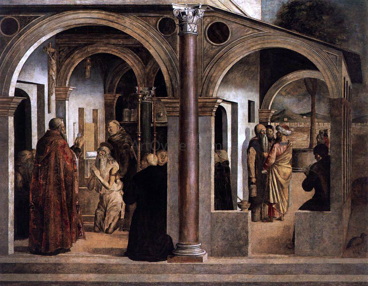  Lazzaro Bastiani Communion of St Jerome - Hand Painted Oil Painting