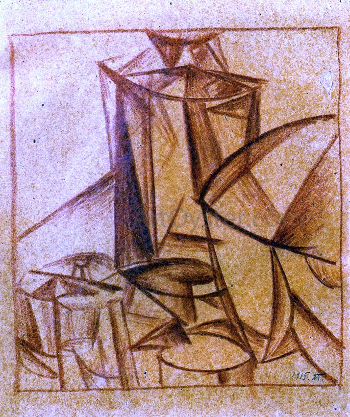 Alexander Bogomazov Composition - Hand Painted Oil Painting