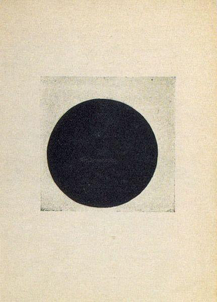  Kazimir Malevich Composition with a  Black Circle - Hand Painted Oil Painting