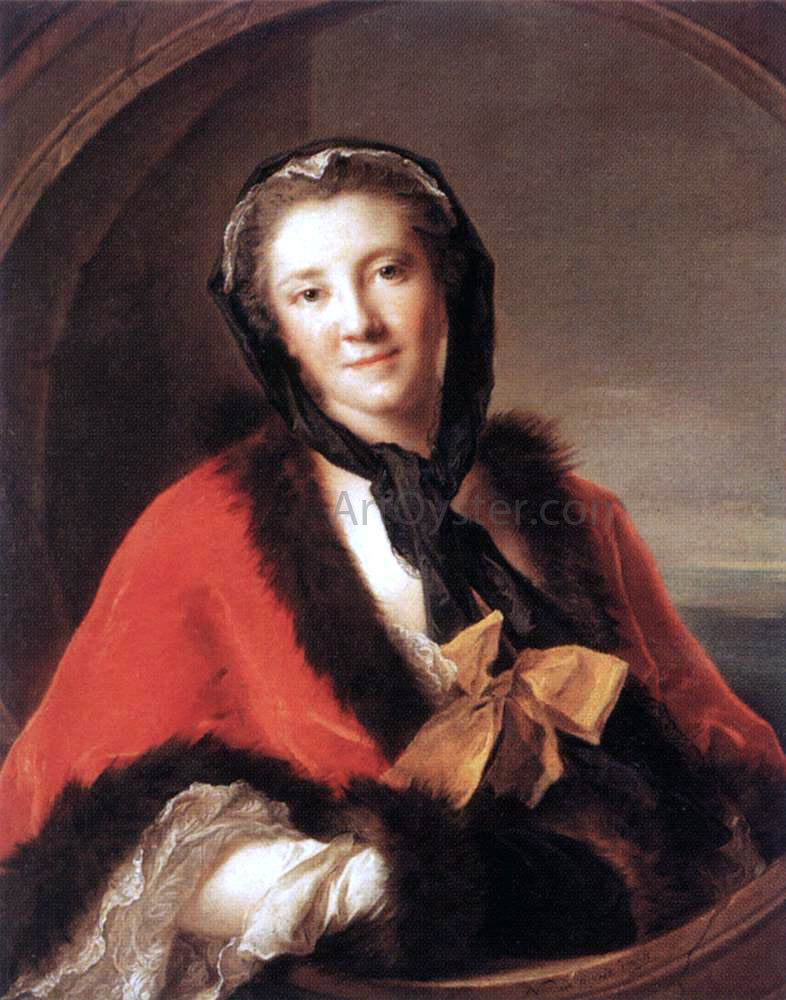 Jean-Marc Nattier Comtesse Tessin - Hand Painted Oil Painting