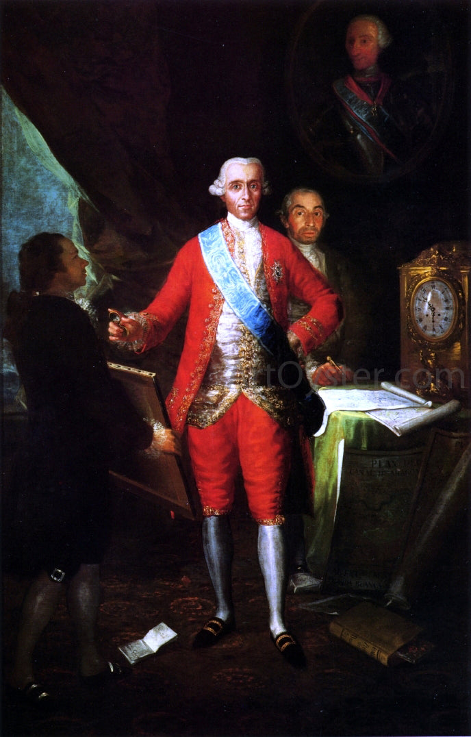 Francisco Jose de Goya Y Lucientes Conde de Floridablanca - Hand Painted Oil Painting