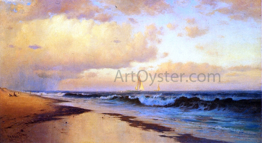 Francis A Silva Coney Island - Hand Painted Oil Painting