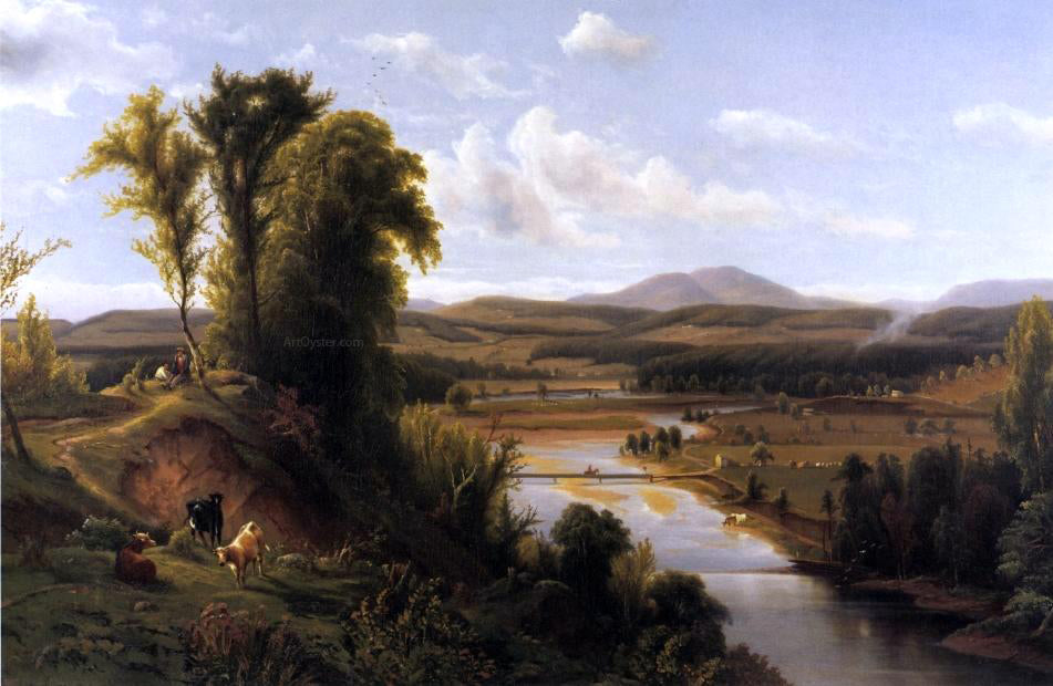 Max Eglau Connecticut River Valley, Vermont - Hand Painted Oil Painting