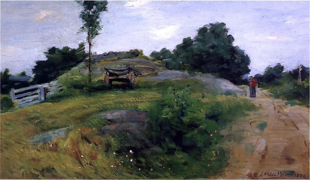 Julian Alden Weir Connecticut Scene at Branchville - Hand Painted Oil Painting