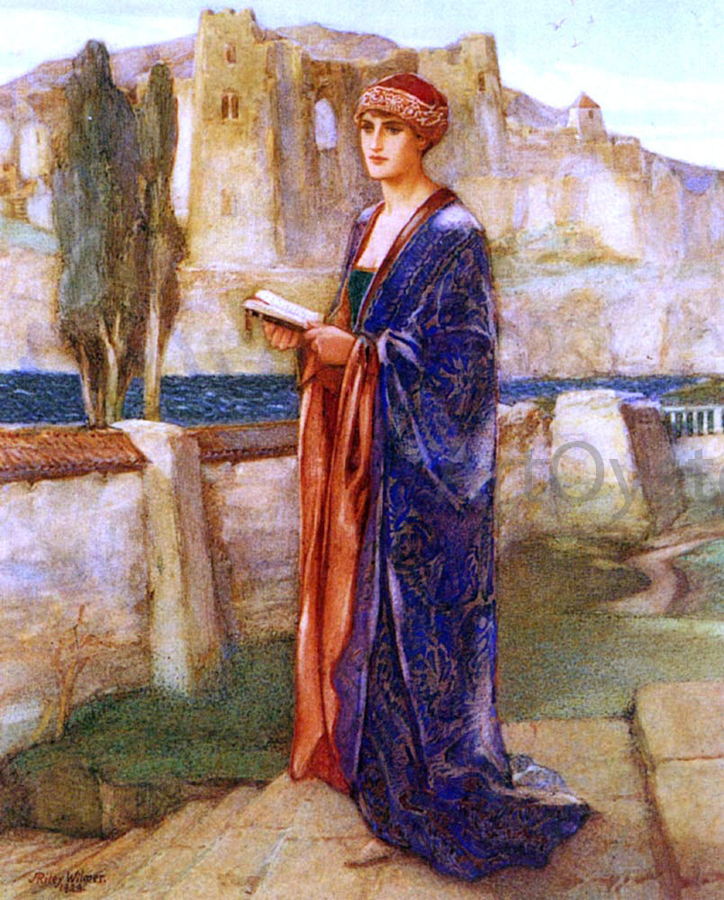 John Riley Wilmer Constance In Captivity - Hand Painted Oil Painting