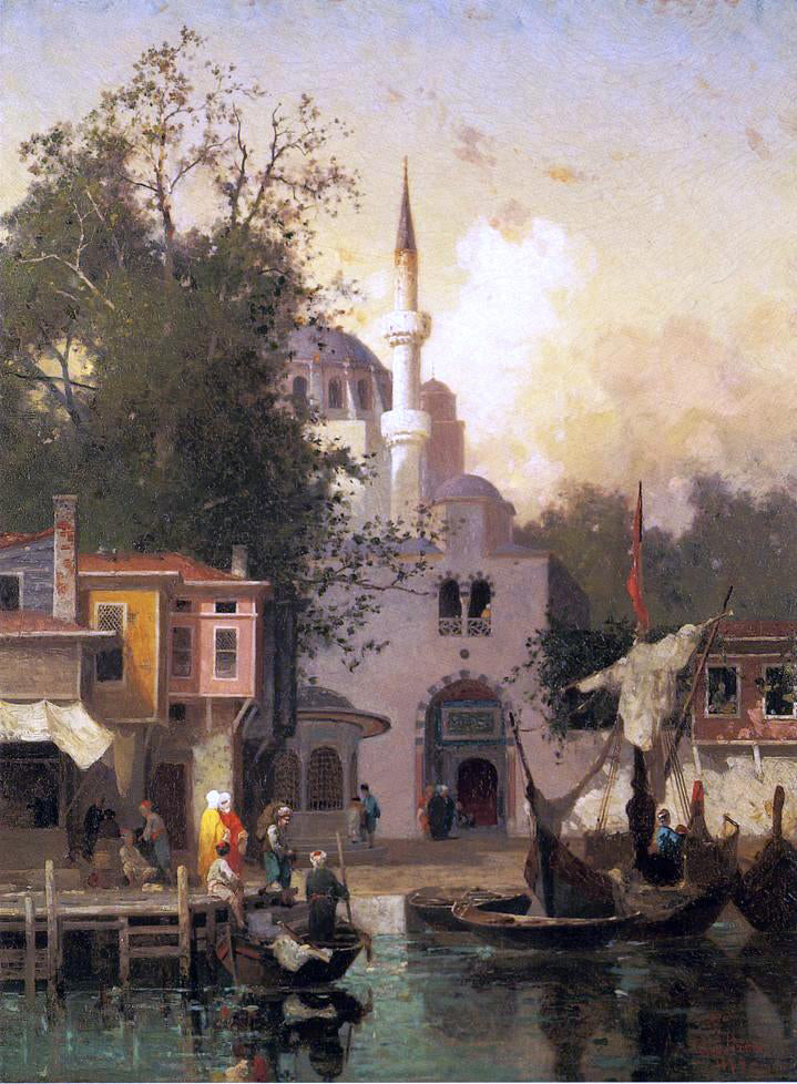 Fabius Germain Brest Constantinople - Hand Painted Oil Painting
