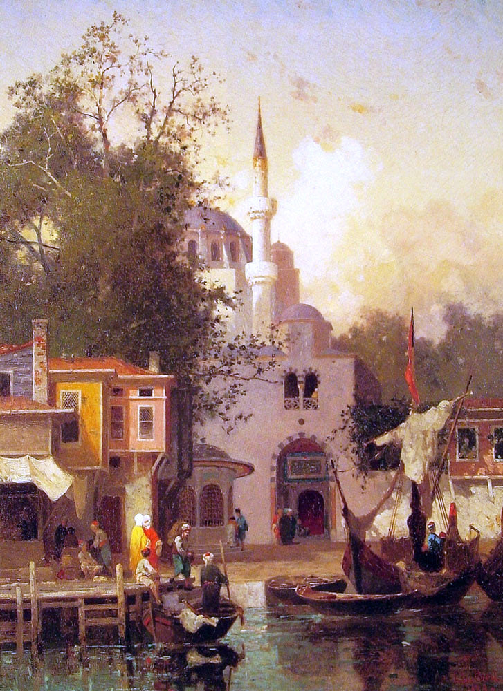 Fabius Germain Brest Constantinople - Hand Painted Oil Painting