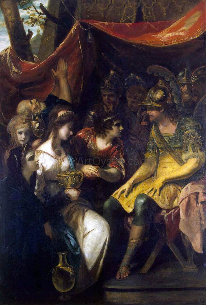 Sir Joshua Reynolds Continence of Scipio - Hand Painted Oil Painting