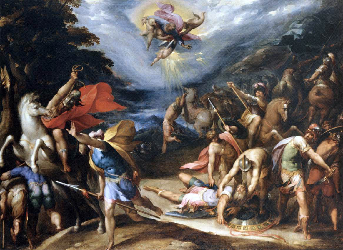 Hans Speckaert Conversion of St Paul on the Road to Damascus - Hand Painted Oil Painting