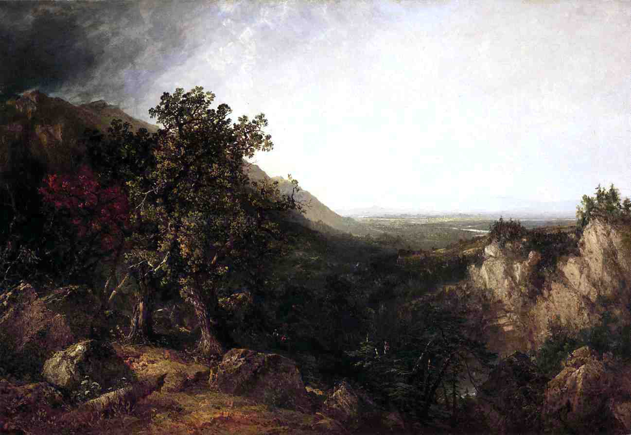 John Frederick Kensett Conway Valley, New Hampshire - Hand Painted Oil Painting
