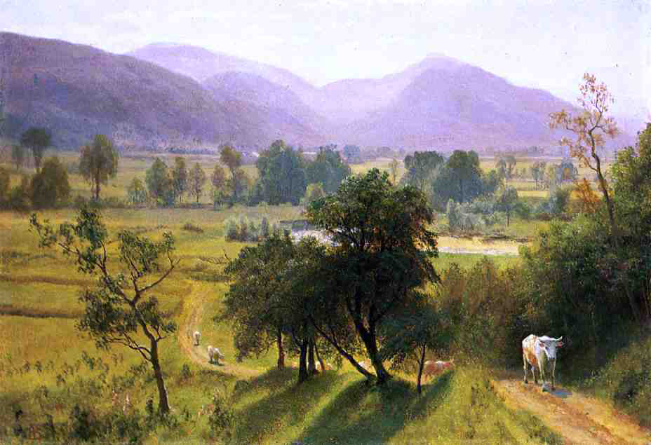 Albert Bierstadt Conway Valley, New Hampshire - Hand Painted Oil Painting