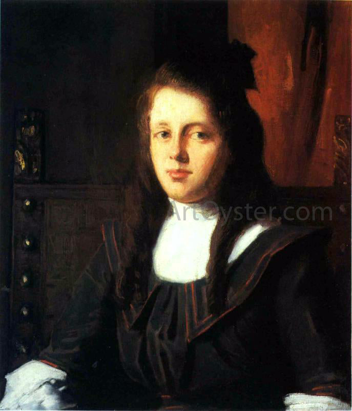 Julian Alden Weir Cora - Hand Painted Oil Painting