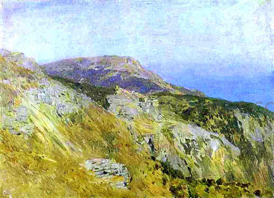 Isaac Ilich Levitan Corniche, Southern France. Sketch - Hand Painted Oil Painting