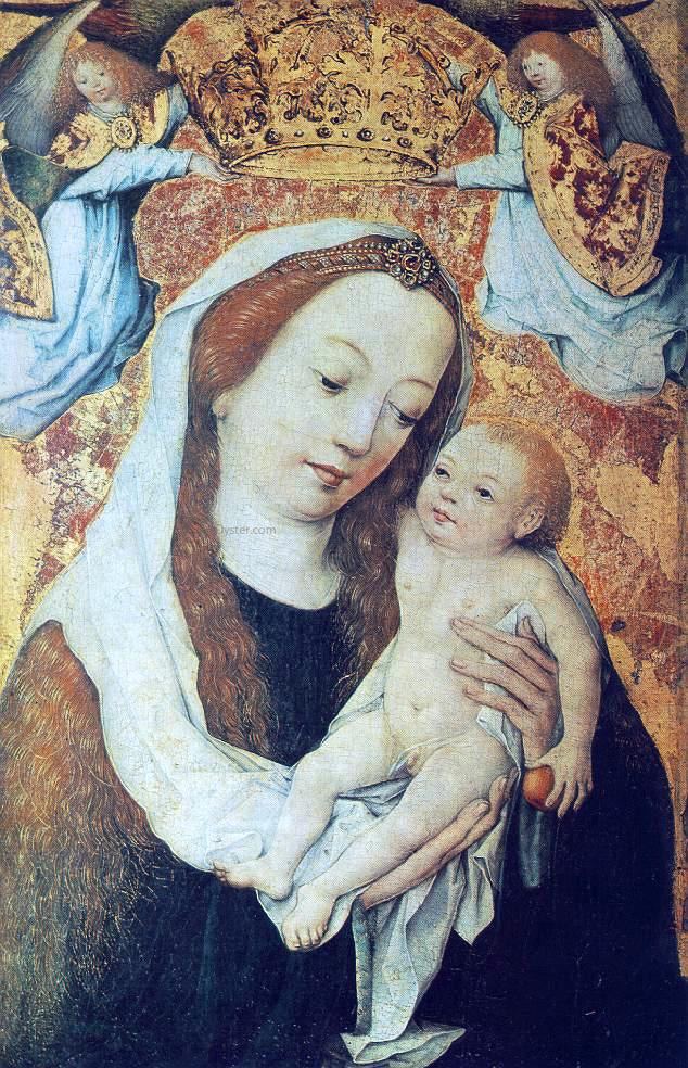 Master the Housebook Coronation of Mary - Hand Painted Oil Painting