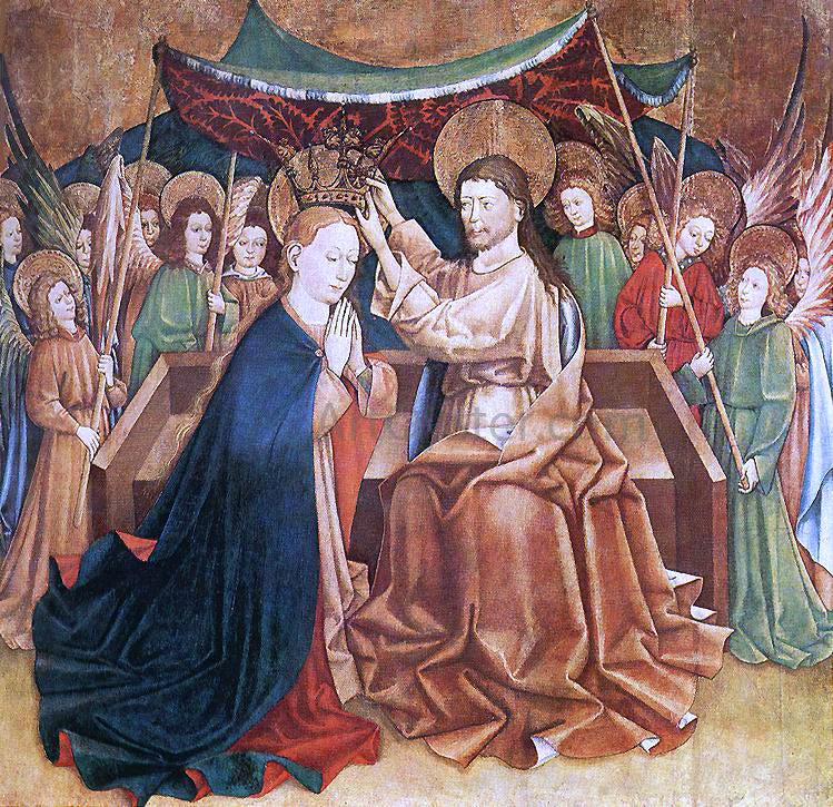 Unknown Coronation of Mary - Hand Painted Oil Painting