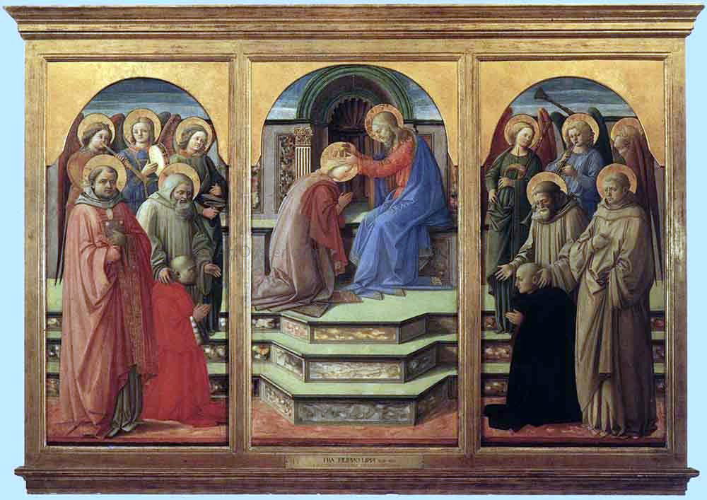  Fra Filippo Lippi Coronation of the Virgin - Hand Painted Oil Painting
