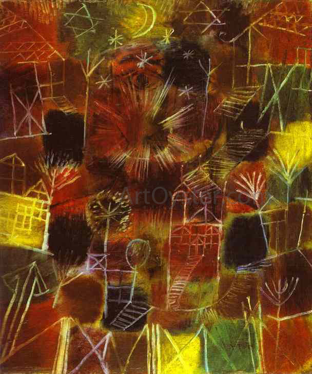 Paul Klee Cosmic Composition - Hand Painted Oil Painting