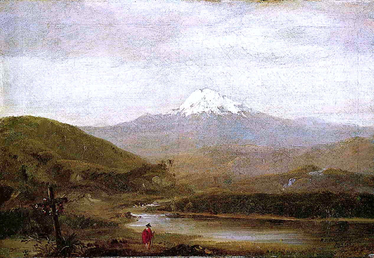 Frederic Edwin Church Cotopaxi - Hand Painted Oil Painting