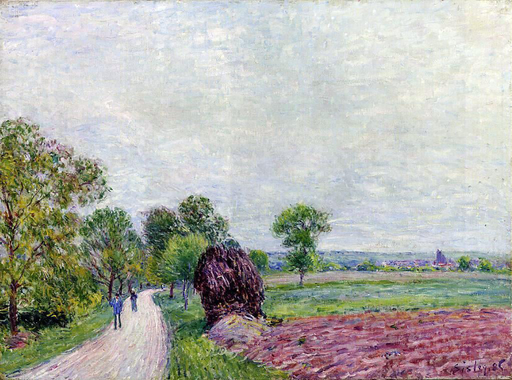 Alfred Sisley Countryside near Moret - Hand Painted Oil Painting