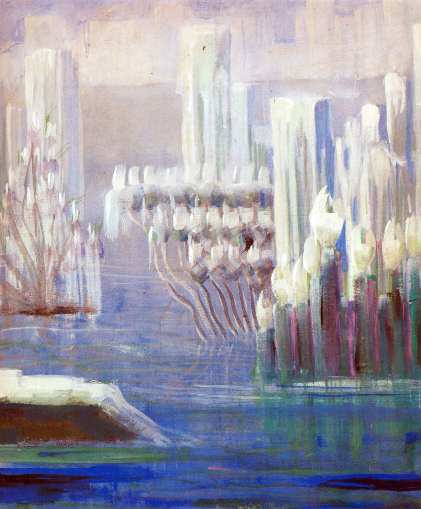 Mikalojus Ciurlionis Creation of the World VI - Hand Painted Oil Painting