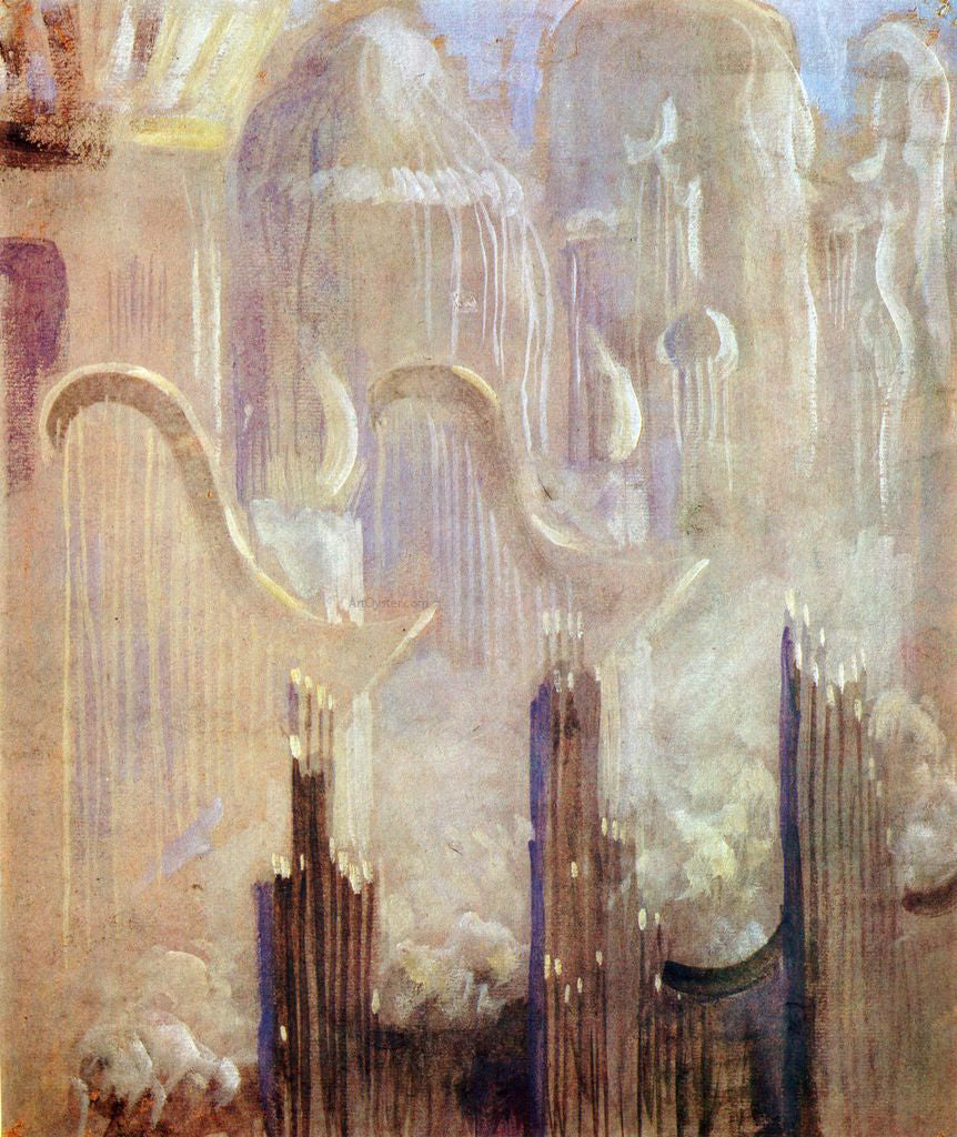Mikalojus Ciurlionis Creation of the World XI - Hand Painted Oil Painting
