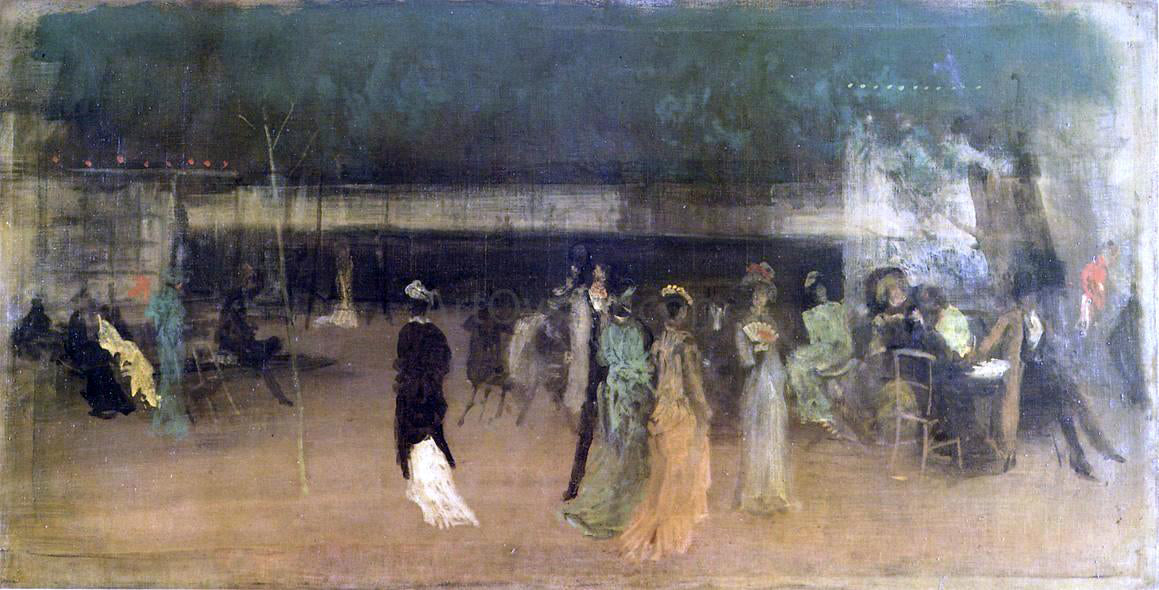 James McNeill Whistler Cremorne Gardens, No. 2 - Hand Painted Oil Painting