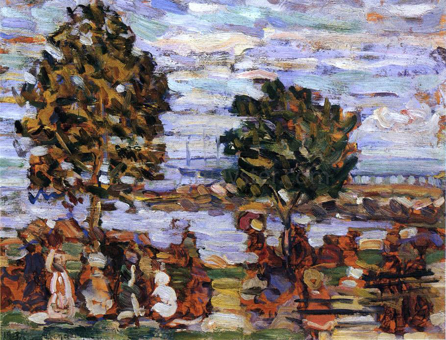 Maurice Prendergast Crepuscule (also known as Sunset) - Hand Painted Oil Painting