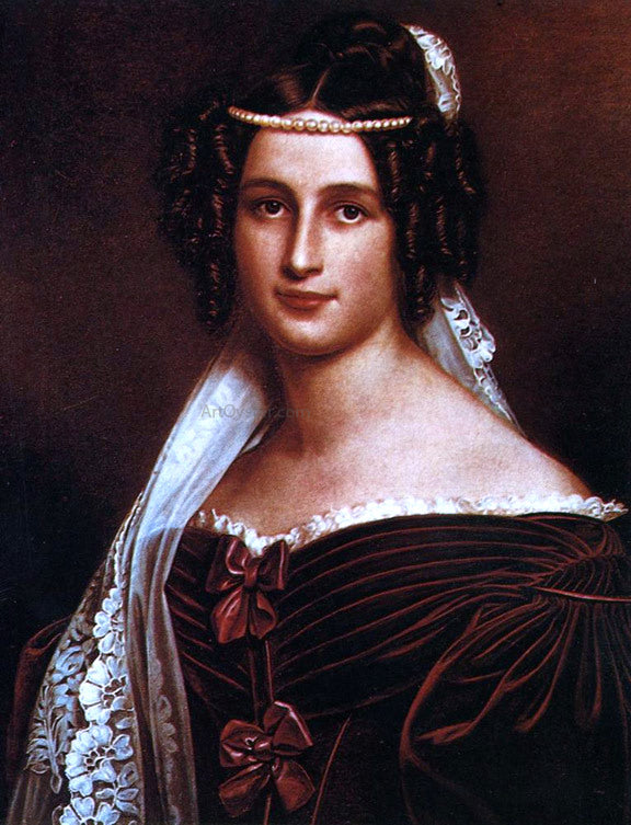 Joseph Karl Stieler Crescentia - Hand Painted Oil Painting