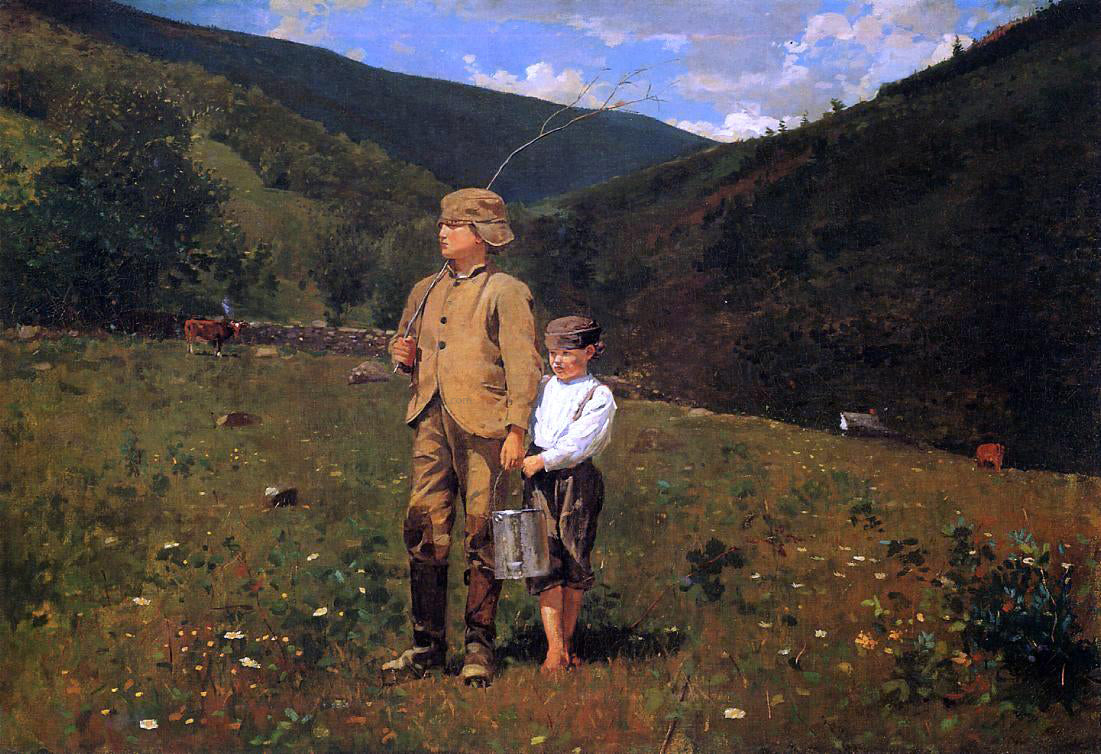 Winslow Homer Crossing the Pasture - Hand Painted Oil Painting
