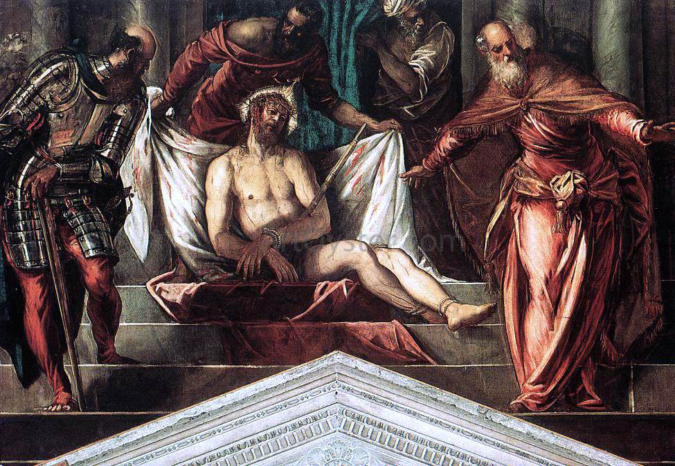 Jacopo Robusti Tintoretto Crowning with Thorns - Hand Painted Oil Painting