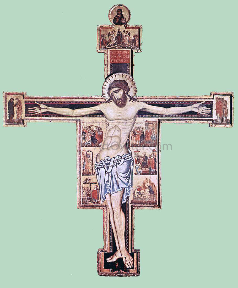 Coppo Di Marcovaldo Crucifix - Hand Painted Oil Painting