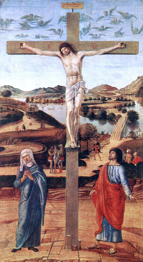 Giovanni Bellini Crucifix - Hand Painted Oil Painting
