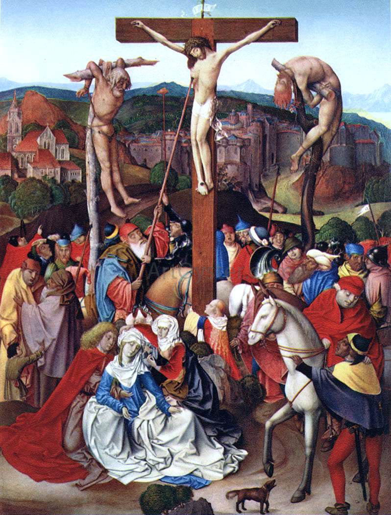  The Younger Rueland Frueauf Crucifixion - Hand Painted Oil Painting
