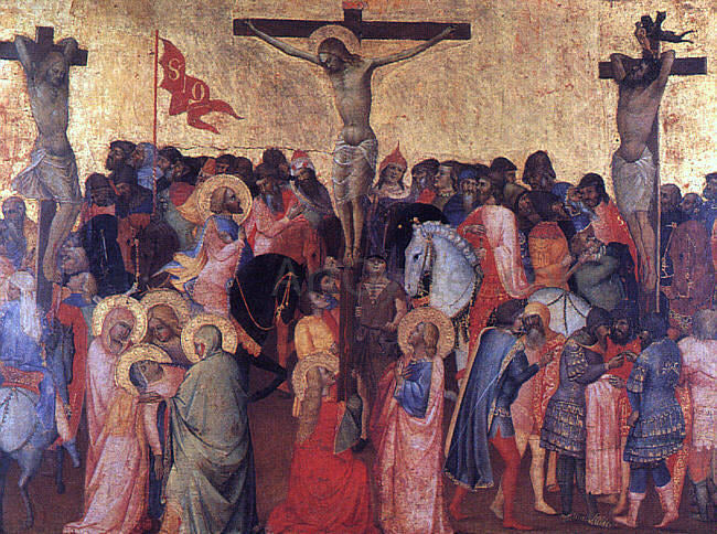 Agnolo Gaddi Crucifixion - Hand Painted Oil Painting
