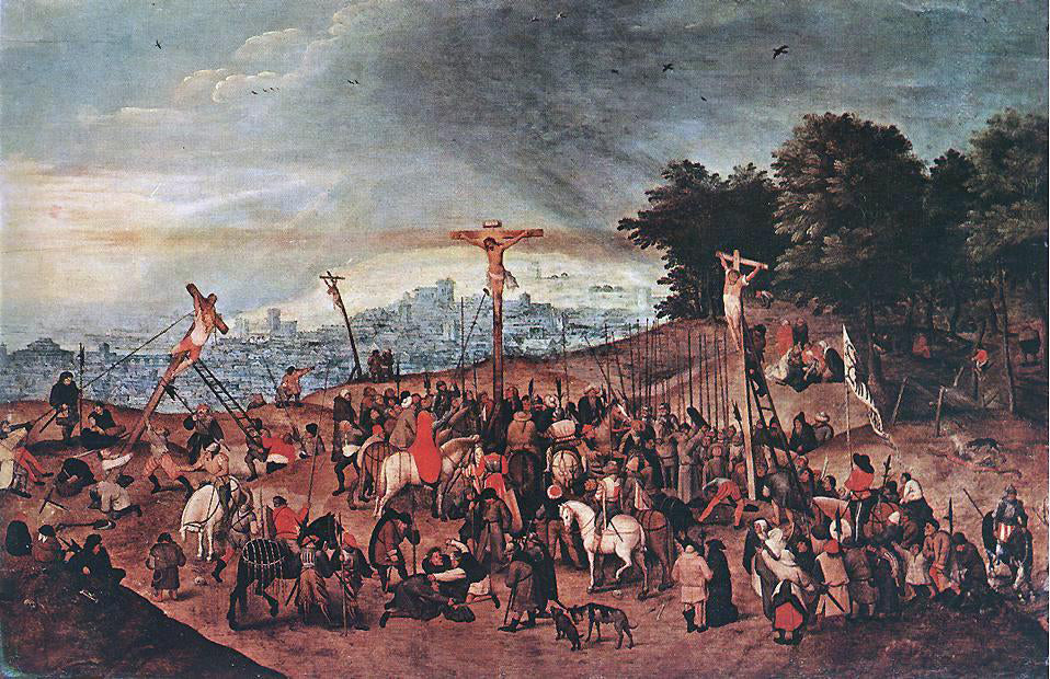  The Younger Pieter Brueghel Crucifixion - Hand Painted Oil Painting