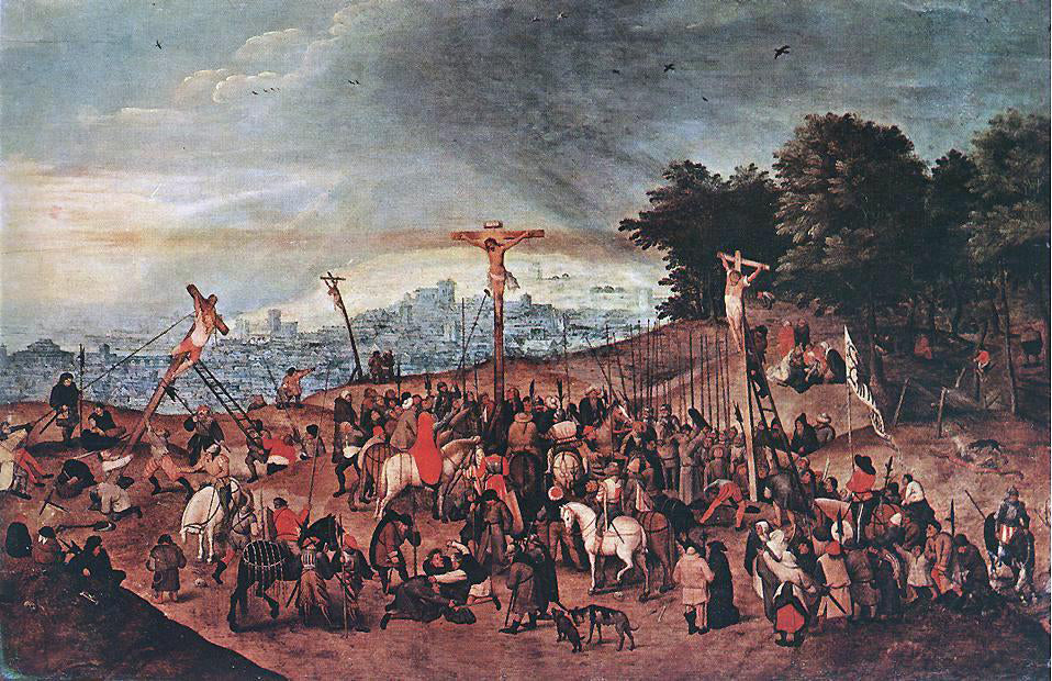 The Younger Pieter Brueghel Crucifixion - Hand Painted Oil Painting