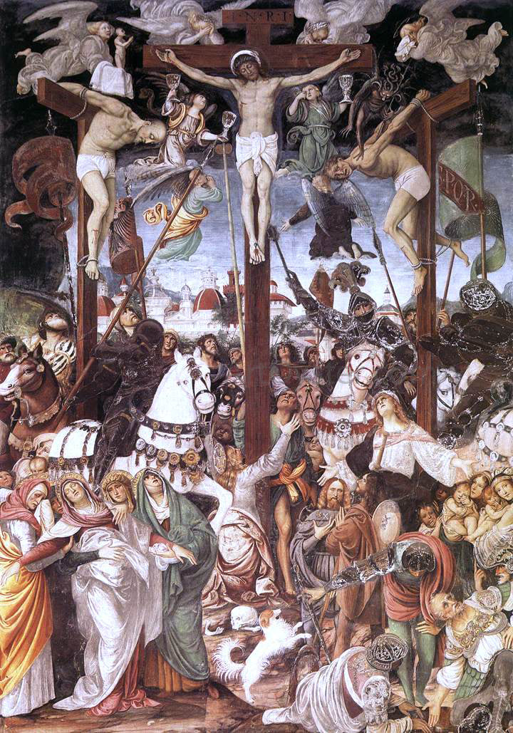Gaudenzio Ferrari Crucifixion - Hand Painted Oil Painting
