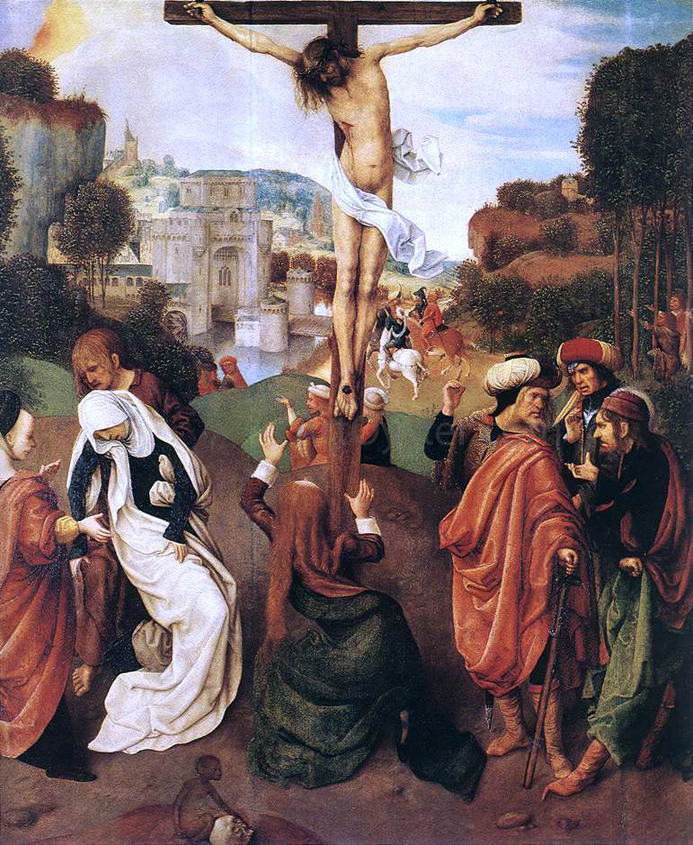 Master Inter Virgines Crucifixion - Hand Painted Oil Painting