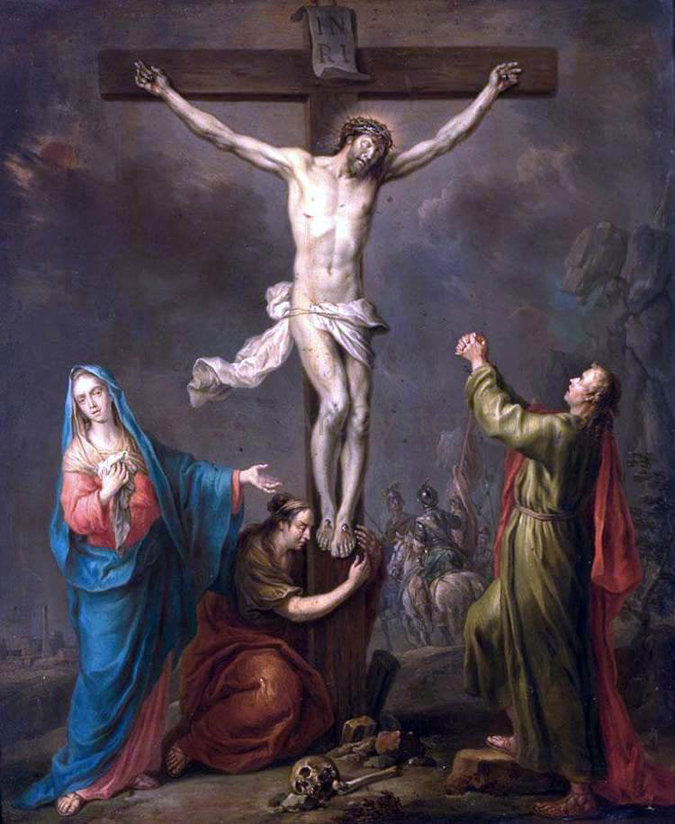  Franz Christoph Janneck Crucifixion - Hand Painted Oil Painting