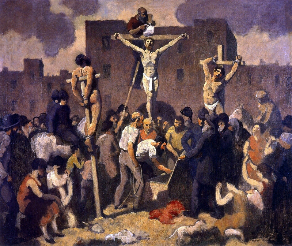  Robert Spencer Crucifixion - Hand Painted Oil Painting