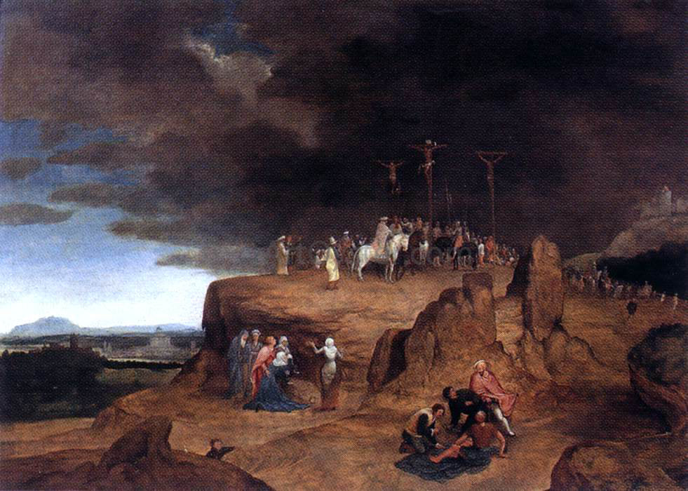 Cornelis Massys Crucifixion - Hand Painted Oil Painting