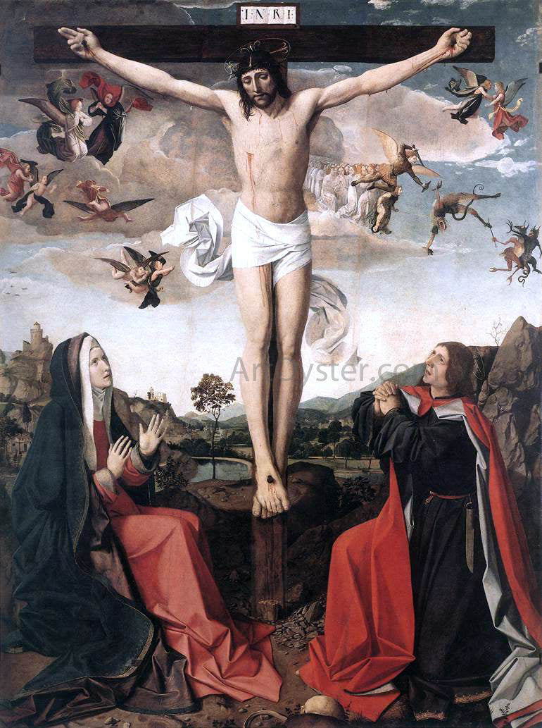 Josse Lieferinxe Crucifixion - Hand Painted Oil Painting