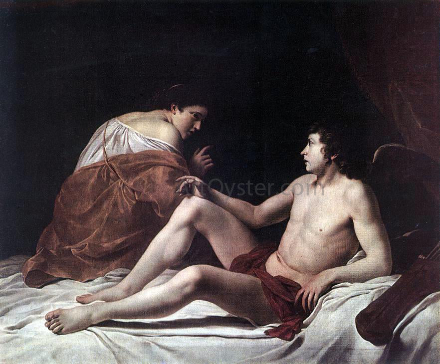 Orazio Gentileschi Cupid and Psyche - Hand Painted Oil Painting