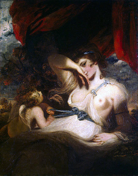 Sir Joshua Reynolds Cupid Untying the Zone of Venus - Hand Painted Oil Painting