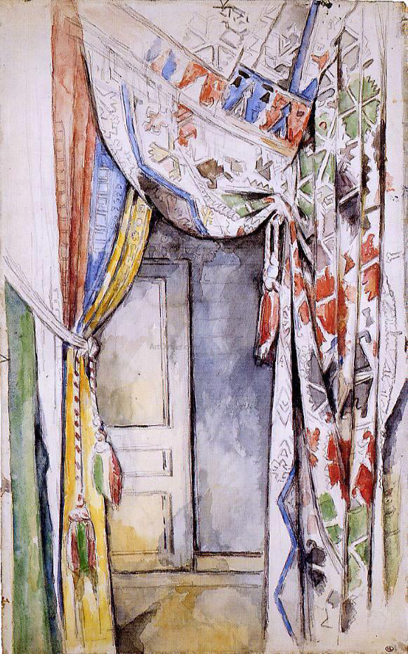 Paul Cezanne Curtains - Hand Painted Oil Painting