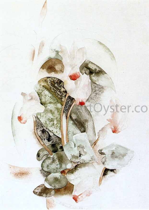 Charles Demuth Cyclamen - Hand Painted Oil Painting