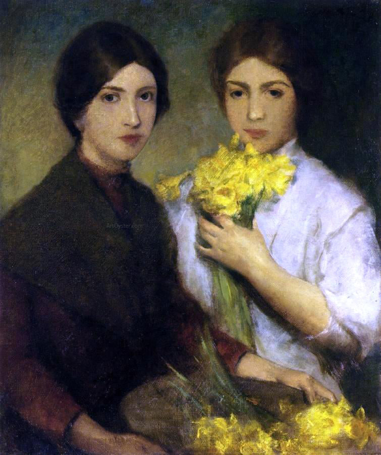 Charles Webster Hawthorne Daffodils - Hand Painted Oil Painting