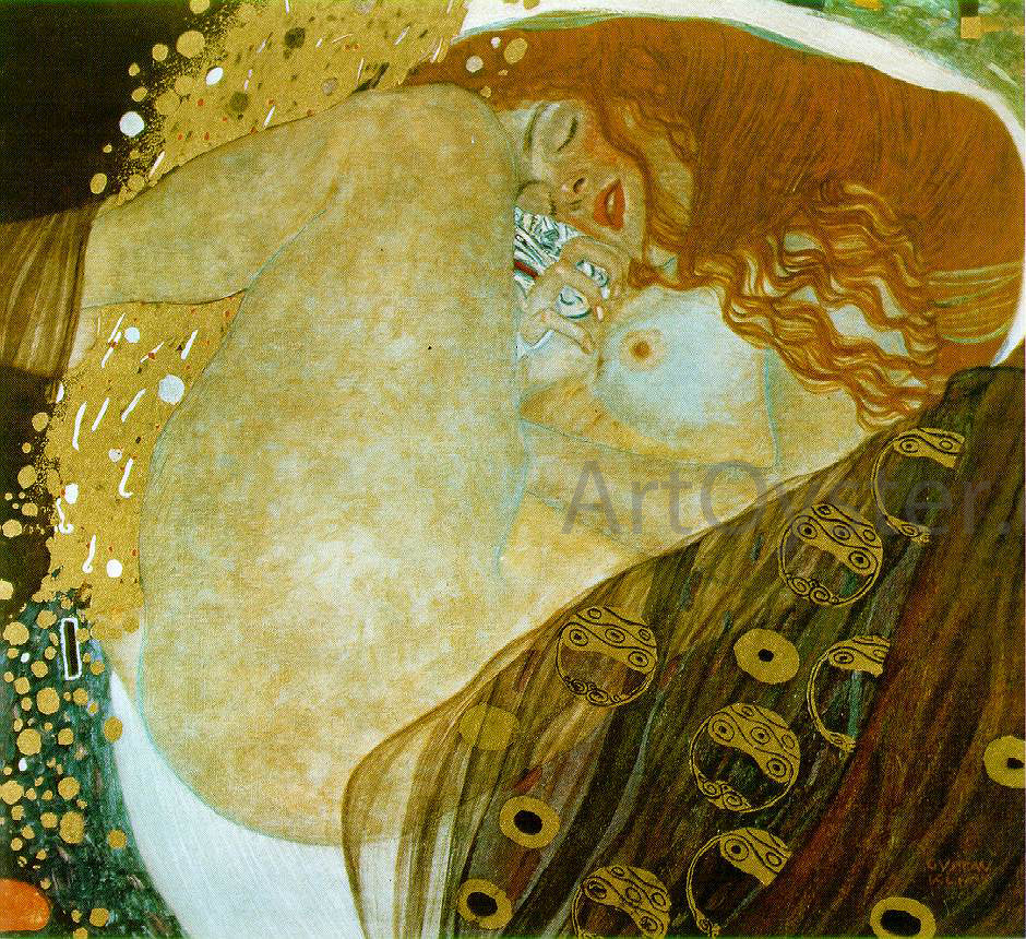 Gustav Klimt Danae - Hand Painted Oil Painting