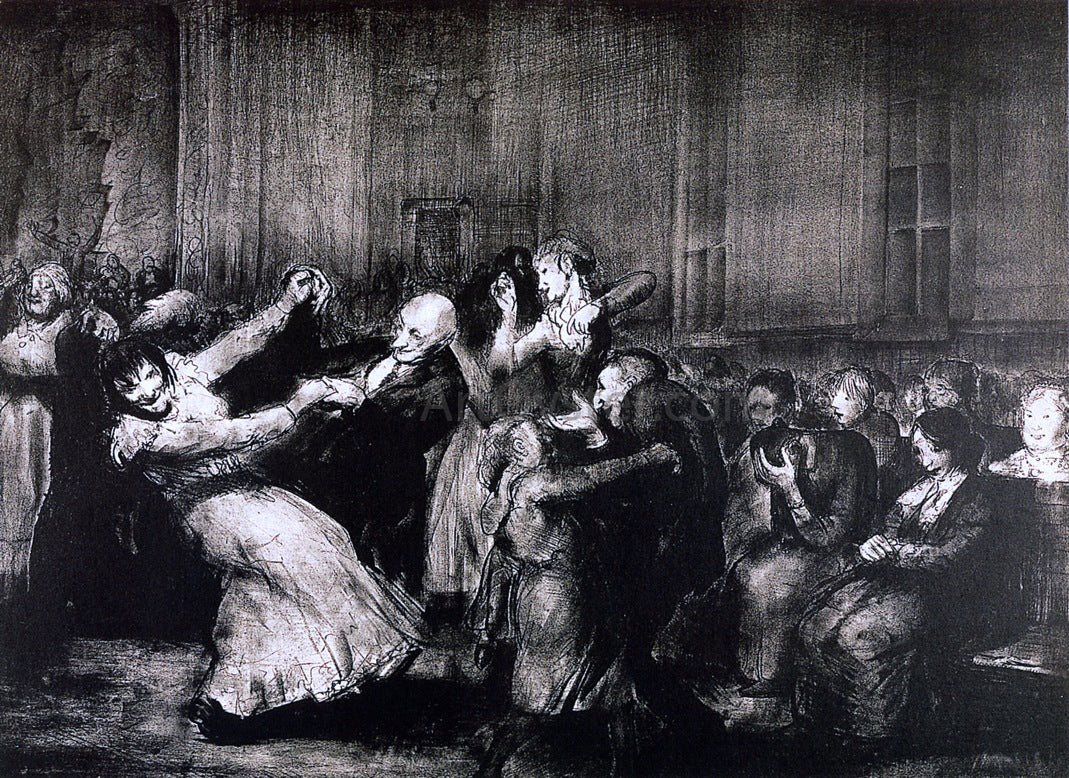 George Wesley Bellows Dance in a Madhouse - Hand Painted Oil Painting